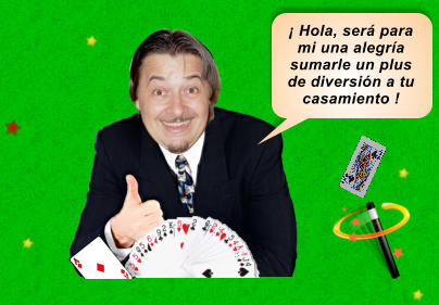 Mago Walter - Show de magia para bodas - Shows de magia para casamientos